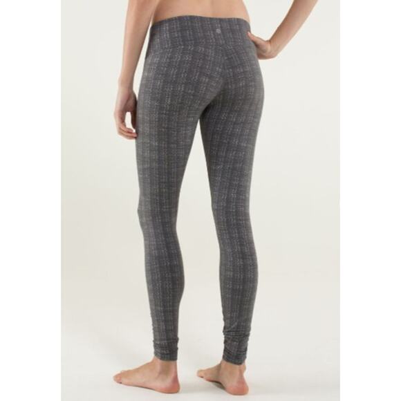 Lululemon Women's Wunder Under Legging Gray Ziggy Wee 2 Size Small 4 No Tag - Picture 5 of 8